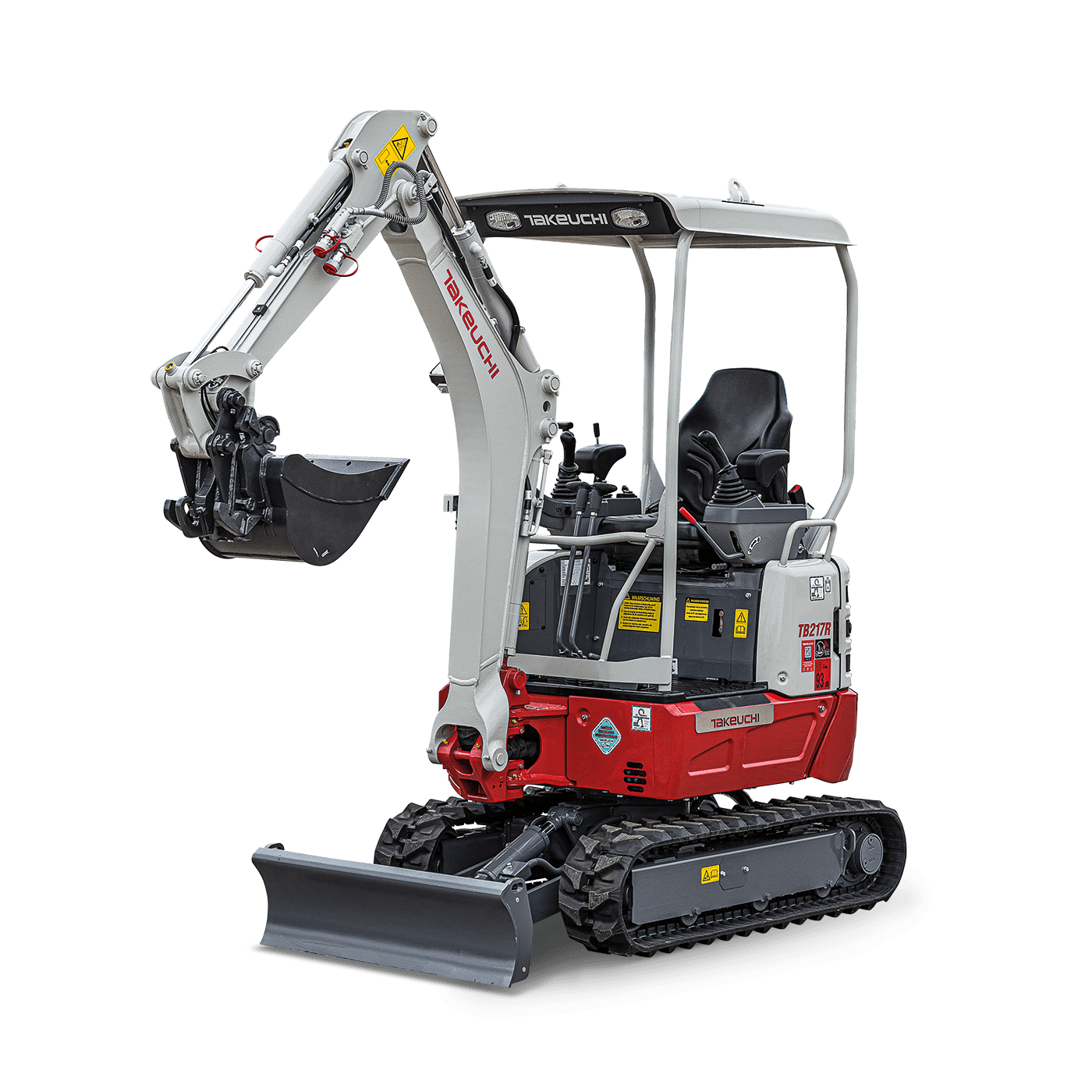 Takeuchi TB 217 R huren bij NML Verhuur