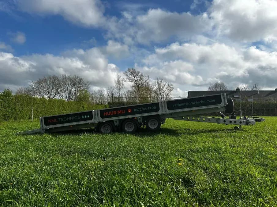 Ifor Williams Tiltbed 3500 kg huren bij NML Verhuur